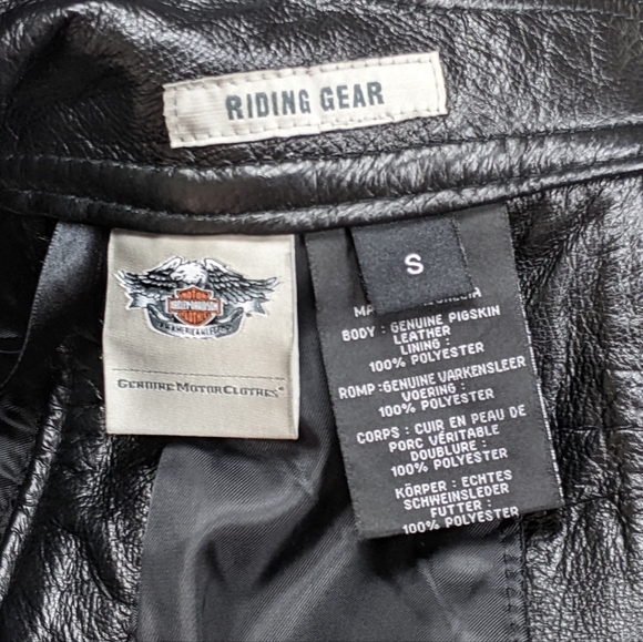 Harley Davidson Riding Gear Deluxe Pigskin Leather Chaps Women's Sz Small Hemmed - Picture 15 of 16